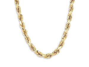 New Solid 14k Yellow Gold Rope Chain Necklace 8mm New Solid 14k Yellow Gold Rope Chain Necklace 8mm