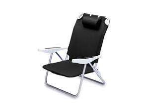 Picnic Time Monaco Beach Chair, Black Picnic Time Monaco Beach Chair, Black