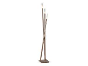 LumiSource Icicle Floor Lamp in Brushed Nickel - LSH-ICICLEFLR LumiSource Icicle Floor Lamp in Brushed Nickel - LSH-ICICLEFLR