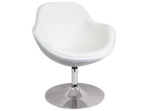 LumiSource Saddlebrook Lounger White CHR-SDLBRK W LumiSource Saddlebrook Lounger White CHR-SDLBRK W