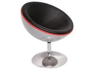 LumiSource Lunar Lounger Black CHR-LUNAR BK LumiSource Lunar Lounger Black CHR-LUNAR BK