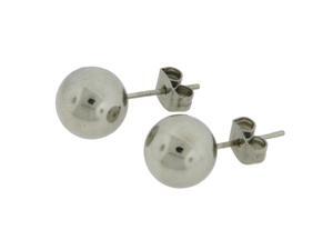 Metro Jewelry Stainless Steel Ball Stud Earrings Metro Jewelry Stainless Steel Ball Stud Earrings