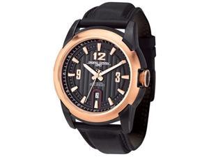 Jorg Gray Leather Black Dial Men's watch #JG9400-23 Jorg Gray Leather Black Dial Men's watch #JG9400-23