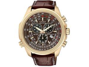 Citizen BL5403-03X Eco-Drive Perpetual Calendar Alarm Chronograph Brown Dial Brown Leather Strap Citizen BL5403-03X Eco-Drive Perpetual Calendar Alarm Chronograph Brown Dial Brown Leather Strap