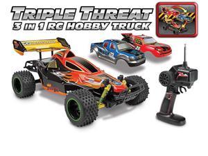Triple Threat 3 In 1 Hobby 1:12 RTR Electric RC Truck Triple Threat 3 In 1 Hobby 1:12 RTR Electric RC Truck