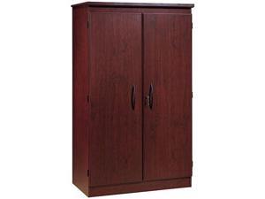 2-Door Wooden Storage Cabinet - Cherry - by South Shore 2-Door Wooden Storage Cabinet - Cherry - by South Shore