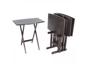 Bay Shore 5 Piece Rectangular Tray Table Set - by Lion Sports Bay Shore 5 Piece Rectangular Tray Table Set - by Lion Sports