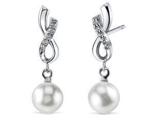 Oravo SE8346 6.5mm Freshwater White Pearl Earrings in Sterling Silver Oravo SE8346 6.5mm Freshwater White Pearl Earrings in Sterling Silver
