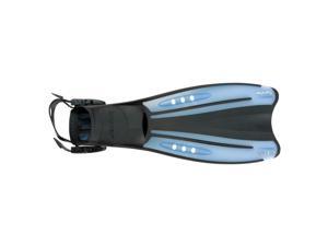 Aeris Mako Adjustable Strap Fins - Ice Blue - XSmall Aeris Mako Adjustable Strap Fins - Ice Blue - XSmall