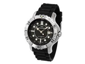 Aquasiss 96G002 Men's Quartz Watch Rugged Series Stainless Steel Case Black Rubber Strap Aquasiss 96G002 Men's Quartz Watch Rugged Series Stainless Steel Case Black Rubber Strap