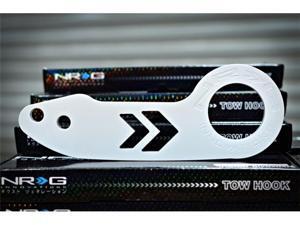 TOW HOOK NRG INNOVATIONS REAR WHITE UNIVERSAL FITMENT HONDA ACURA CIVIC INTEGRA EG EK DC2 JDM USDM TOW HOOK NRG INNOVATIONS REAR WHITE UNIVERSAL FITMENT HONDA ACURA CIVIC INTEGRA EG EK DC2 JDM USDM