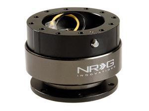 NRG Quick Release unit Gen 2.0 - Srk-200BK (Black Body w/ Titanium Chrome Ring) NRG Innovations Steering Wheel Quick Release Unit JDM NRG Quick Release unit Gen 2.0 - Srk-200BK (Black Body w/ Titanium Chrome Ring) NRG Innovations Steering Wheel Quick Release Unit JDM