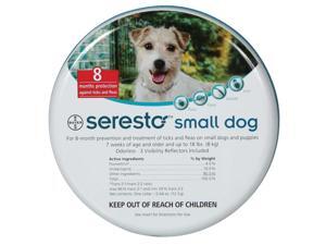 Seresto Flea & Tick 8 Month Collar for Small Dogs Under 18 lbs Seresto Flea & Tick 8 Month Collar for Small Dogs Under 18 lbs