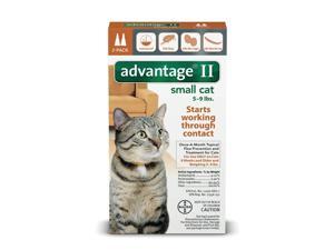 Advantage II for Cats 5-9 lbs. 2 pack (2 Doses) Genuine EPA, USA Product Advantage II for Cats 5-9 lbs. 2 pack (2 Doses) Genuine EPA, USA Product