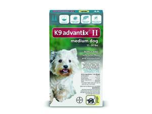 K9 Advantix II for Dogs 11-20 lbs Repels and Kills Fleas, Ticks & Mosquitos 2pk K9 Advantix II for Dogs 11-20 lbs Repels and Kills Fleas, Ticks & Mosquitos 2pk