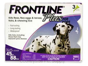 Frontline Plus for Dogs 45-88 lbs 3pk Frontline Plus for Dogs 45-88 lbs 3pk