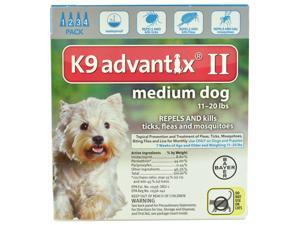 K9 Advantix II Dogs 11-20 lb 4 Pack (4 Month Supply) K9 Advantix II Dogs 11-20 lb 4 Pack (4 Month Supply)