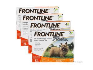 Frontline Plus for Dogs 0-22 lbs 12 Pack Genuine USA Frontline Plus for Dogs 0-22 lbs 12 Pack Genuine USA
