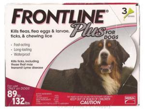 Frontline Plus for Dogs 89-132 lbs 6 Pack Genuine USA Frontline Plus for Dogs 89-132 lbs 6 Pack Genuine USA