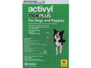 Activyl Tick Plus for Dogs - 22-44 lb - 6 month supply Activyl Tick Plus for Dogs - 22-44 lb - 6 month supply