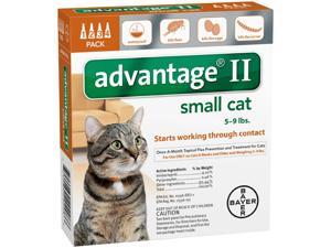 Advantage II for Cats 5-9 lbs 4pk (4 Month Supply) Advantage II for Cats 5-9 lbs 4pk (4 Month Supply)