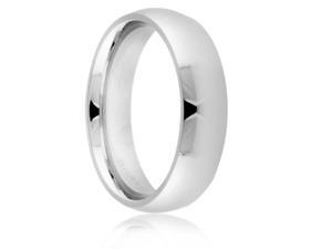 Titanium 6mm Classic Dome Polished Comfort Fit Wedding Band Titanium 6mm Classic Dome Polished Comfort Fit Wedding Band