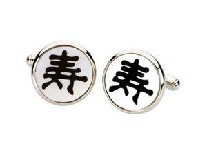 Genuine Onyx & Mother of Pearl Cuff Links Genuine Onyx & Mother of Pearl Cuff Links