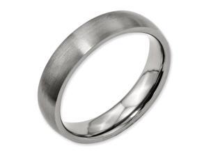 Titanium 5mm Brushed Comfort Fit Wedding Wedding Band Ring Ring (SIZE 10.5 ) Titanium 5mm Brushed Comfort Fit Wedding Wedding Band Ring Ring (SIZE 10.5 )