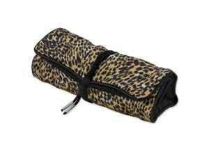 Pack of 5, Gold Cheetah with Black Trim Jewelry Roll Pack of 5, Gold Cheetah with Black Trim Jewelry Roll