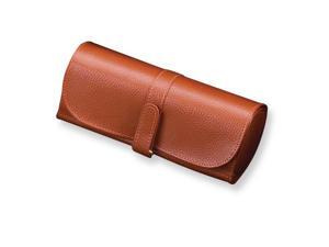 Tan Split Grain Leather Jewelry Roll Tan Split Grain Leather Jewelry Roll