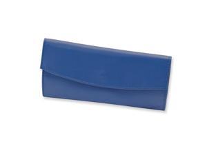 Blue PU Jewelry Roll Blue PU Jewelry Roll