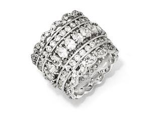 Sterling Silver Cubic Zirconia Ring Sterling Silver Cubic Zirconia Ring