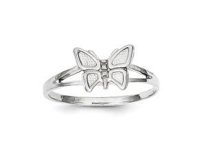 10k White Gold BUTTERFLY RING 10k White Gold BUTTERFLY RING