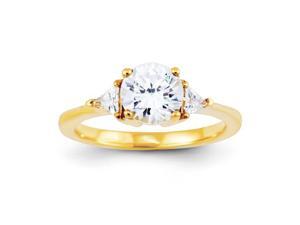 14K Yellow Gold Diamond Ring Mounting, Stones Not Included 14K Yellow Gold Diamond Ring Mounting, Stones Not Included