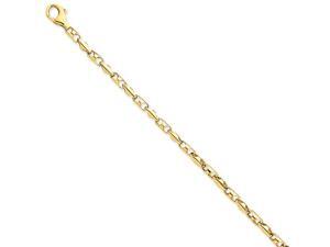 14K Yellow Gold 3.5mm Polished Fancy Link Chain 14K Yellow Gold 3.5mm Polished Fancy Link Chain