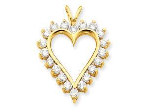 14K Yellow Gold Diamond Heart Mtg 14K Yellow Gold Diamond Heart Mtg