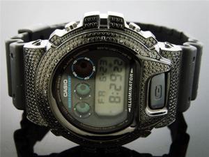 Men Casio G Shock 0.15CT Diamond Black Face Watch 6900 Men Casio G Shock 0.15CT Diamond Black Face Watch 6900