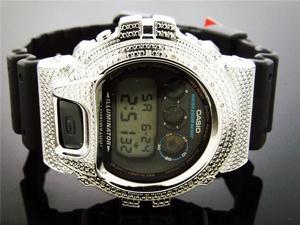 Men Casio G Shock 0.12CT Diamond Black Face Watch 6900 Men Casio G Shock 0.12CT Diamond Black Face Watch 6900