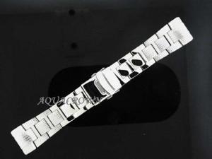 Aqua Master Stainless Steel 24mm Bubble Loop watch band Aqua Master Stainless Steel 24mm Bubble Loop watch band