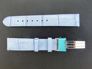 NEW AQUA MASTER ONE PIN 17 MM BLUE COLOR WATCH BAND NEW AQUA MASTER ONE PIN 17 MM BLUE COLOR WATCH BAND
