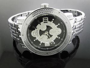 New Techno Master 12 Diamond Watch TM-2132 SS Band New Techno Master 12 Diamond Watch TM-2132 SS Band
