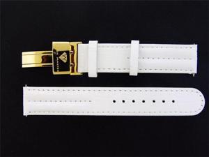 New Aqua Master Single pin leather band 18mm WHITE New Aqua Master Single pin leather band 18mm WHITE