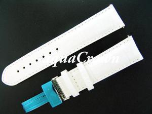 New Aqua Master One pin leather White band 22mm New Aqua Master One pin leather White band 22mm