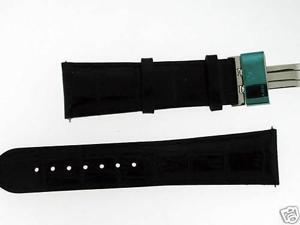New Aqua Master Single pin leather band 24mm Black New Aqua Master Single pin leather band 24mm Black