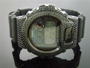 Men's Casio G Shock Full Case CZ Black crystal & Face Watch Men's Casio G Shock Full Case CZ Black crystal & Face Watch