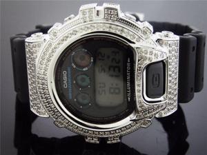 Casio G Shock 4.50Ct Full Case White big diamonds Watch Casio G Shock 4.50Ct Full Case White big diamonds Watch