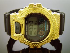 Casio g shock Men's Casio G Shock High quality CZ Yellow crystal Watch Yellow case black face Casio g shock Men's Casio G Shock High quality CZ Yellow crystal Watch Yellow case black face
