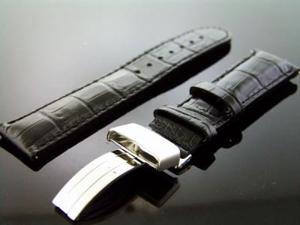 Aqua Master 22mm Wide Black Color Genuine Leather Band Aqua Master 22mm Wide Black Color Genuine Leather Band