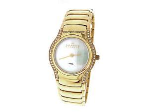 Skagen Crystal Mother Of Pearl Ladies Watch N256SGXGD Skagen Crystal Mother Of Pearl Ladies Watch N256SGXGD