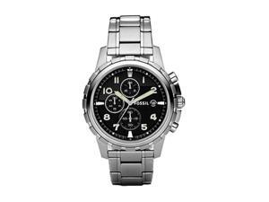 Fossil Dean Steel Bracelet Black Analog Dial Chronograph Mens Watch FS4542 Fossil Dean Steel Bracelet Black Analog Dial Chronograph Mens Watch FS4542